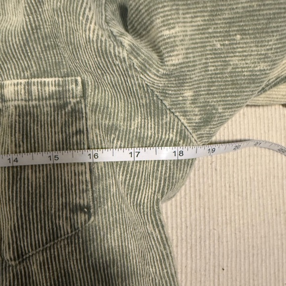 Peach Love California Green Button Down Shirt - Picture 8 of 9